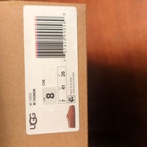 UGG Tasman slippers (Chestnut) Size 8 (mens)